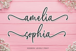 Amelia Sophia Font for Web Design