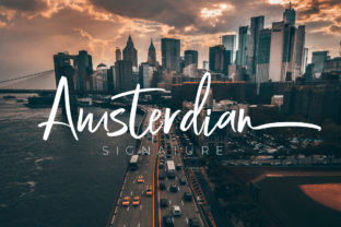 Amsterdian: A Handwritten Script Font for Creative Projects
