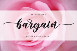 Bargain Font: Elegant Script for Web Design
