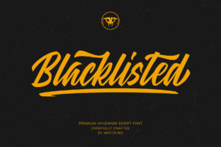 Blacklisted Font: Vintage Script for Modern Design