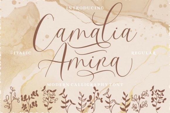 Camalia Amira Font for Web Design