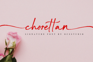 Chorettan Font for Handmade Design