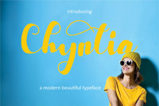 Chyntia Font for Creative Makers