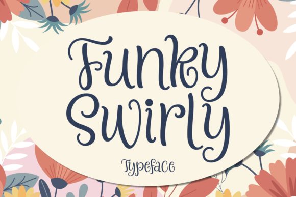 Funky Swirly Font for Creative Projects