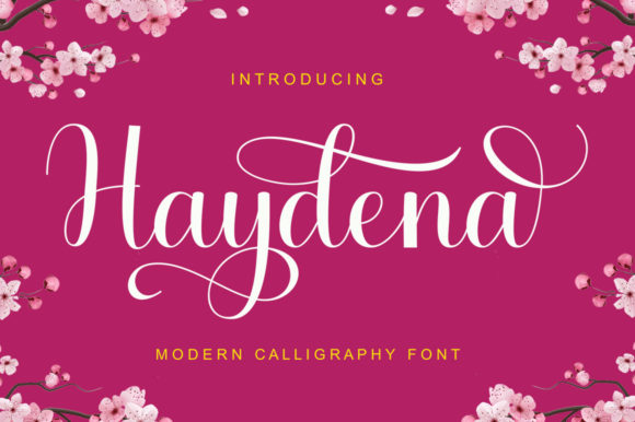 Haydena Font: Elegant Script for Digital Design
