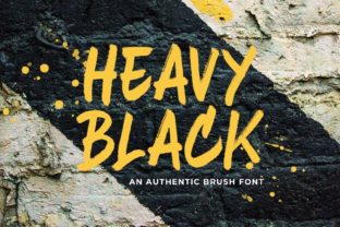 Heavy Black Font for Web Design