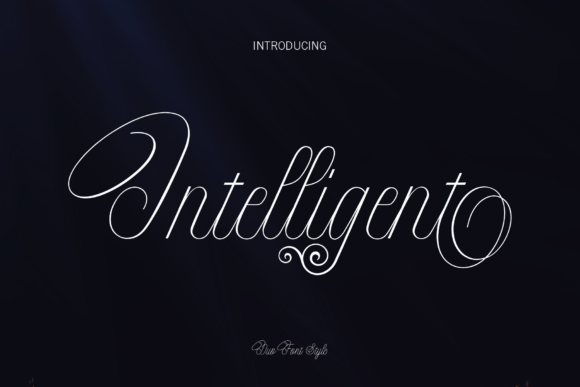 Intelligent Font for Elegant Design