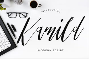 Kamild: A Script Font for Modern Branding
