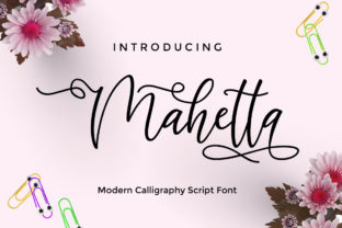 Mahetta: A Modern Script Font for Creative Design