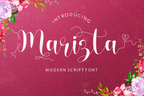 Marizta: A Romantic Handwritten Font for Business