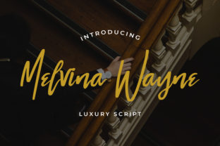 Melvina Wayne Font for Creative Brands