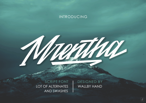 Mrentha: A Script Font for Bold Branding