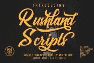 Rushland Font: Bold & Nostalgic