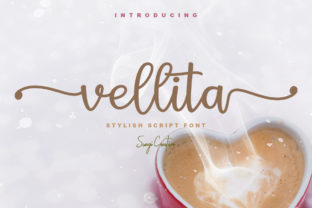 Vellita Font: Stylish Script for Creative Projects