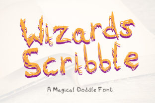 Wizards Scribble Font for Web Design